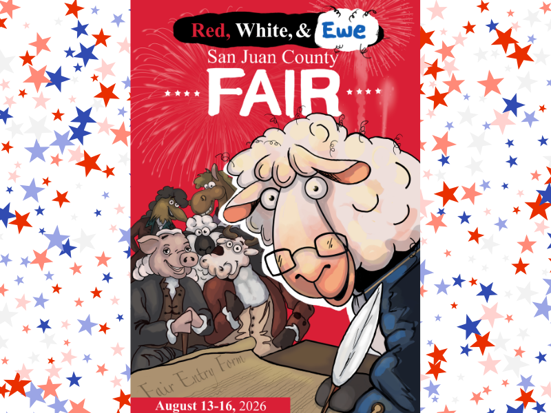 Logo for San Juan County Fair 2026