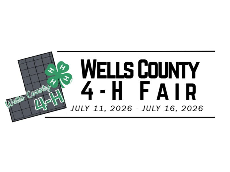 Logo for 2026 Wells County 4-H Fair